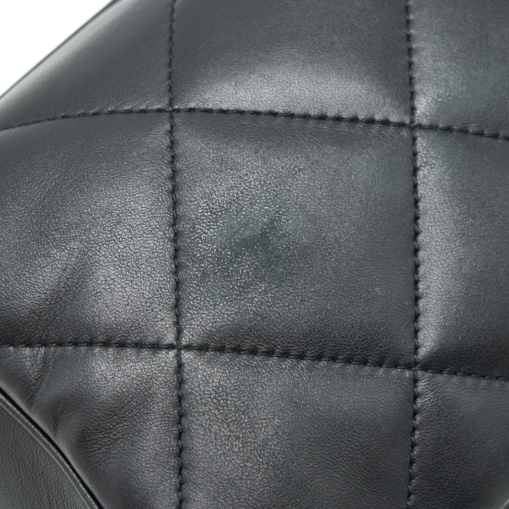 Chanel Black Lambskin Bowling Bag