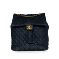 Chanel Denim Backpack