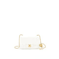 Chanel 21B Pearl Crush Square mini flap Bag White