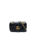 Gucci Small Marmont Calfskin Black