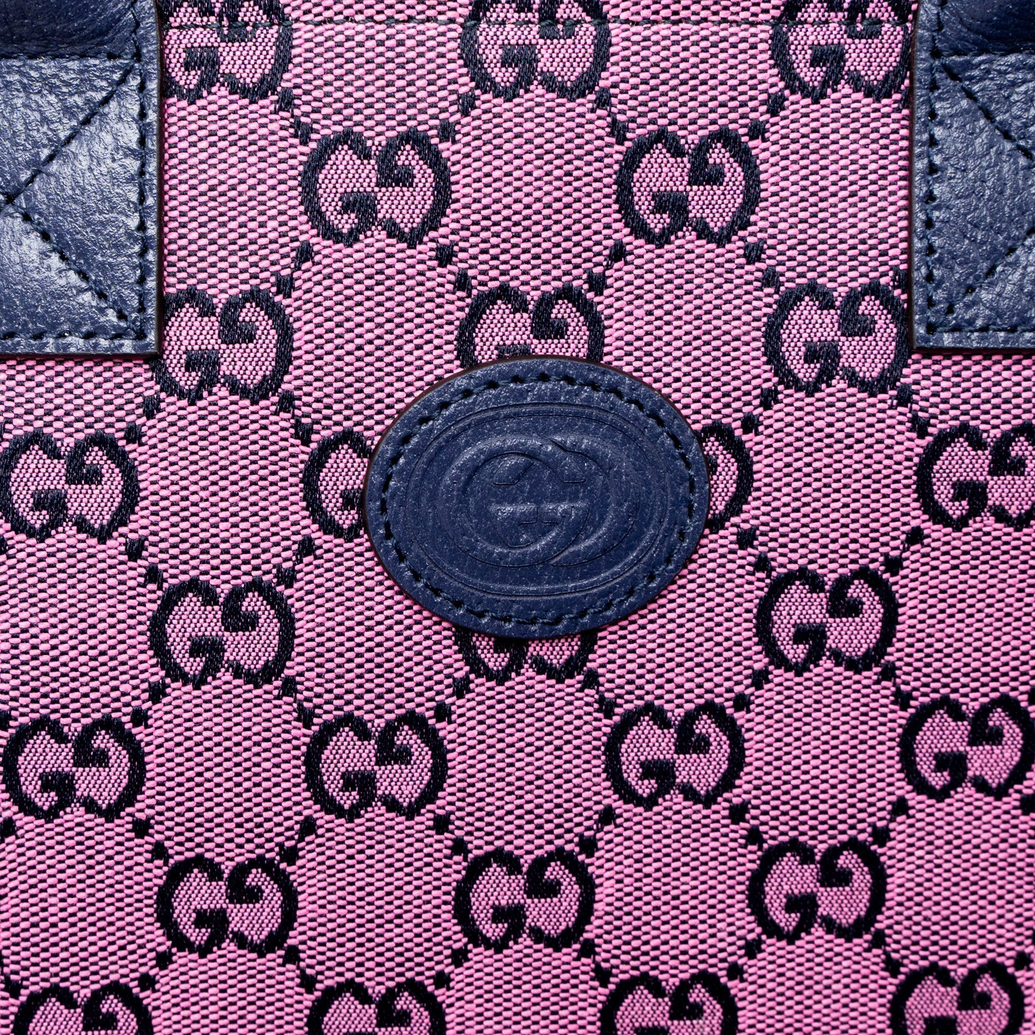Gucci Children�s Tote Bag Canvas/Leather Purple