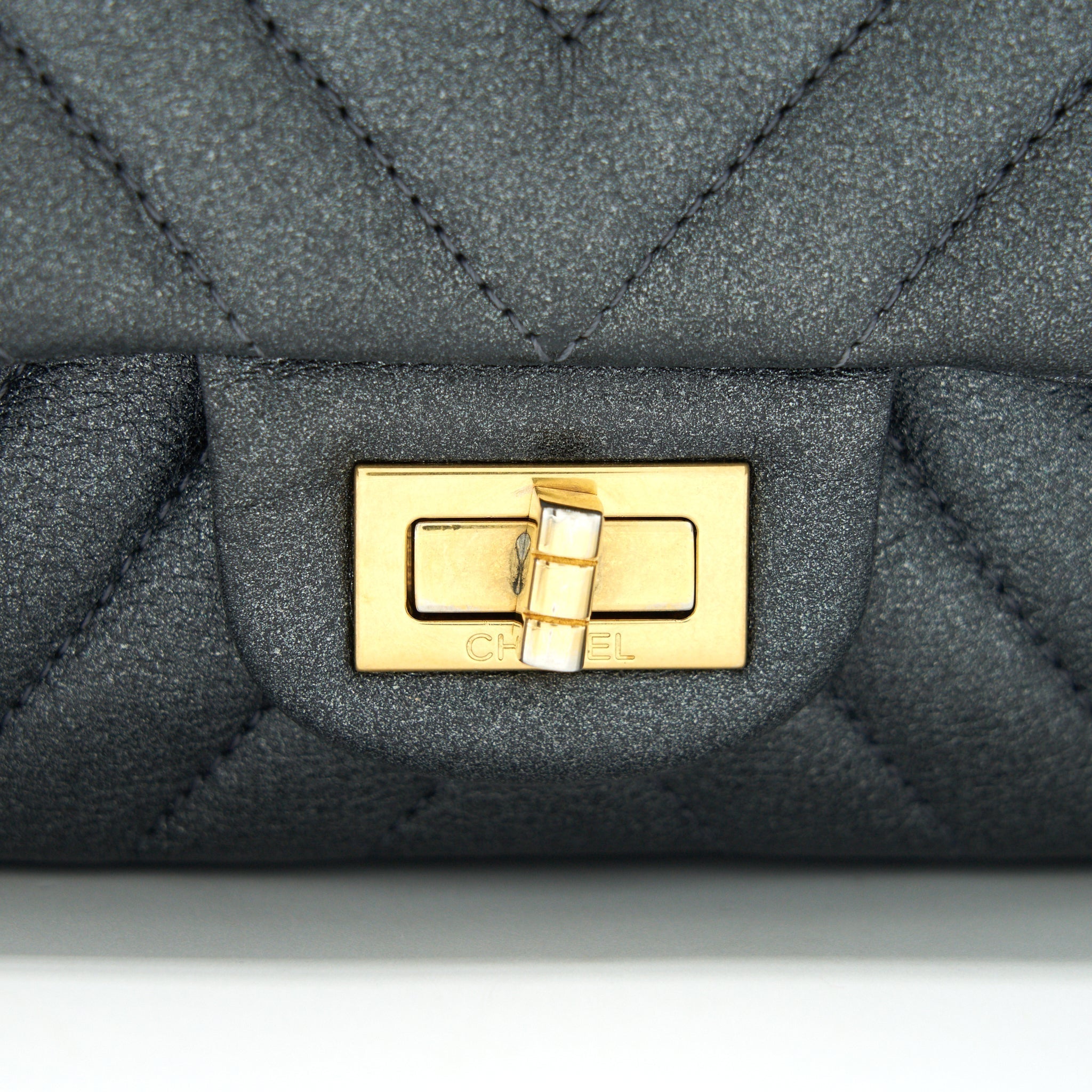 Chanel Chevron Small 2.55 226 Reissue Bag Charcoal