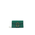 GUCCI DIONYSUS LEATHER SUPER MINI BAG GREEN
