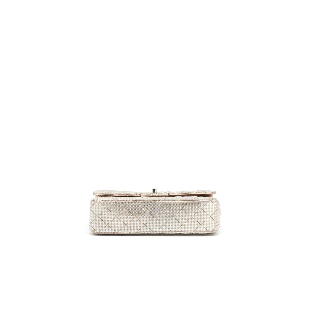 CHANEL SEASONAL MEDIUM FLAP BAG IN CHAMPAGNE PINK
