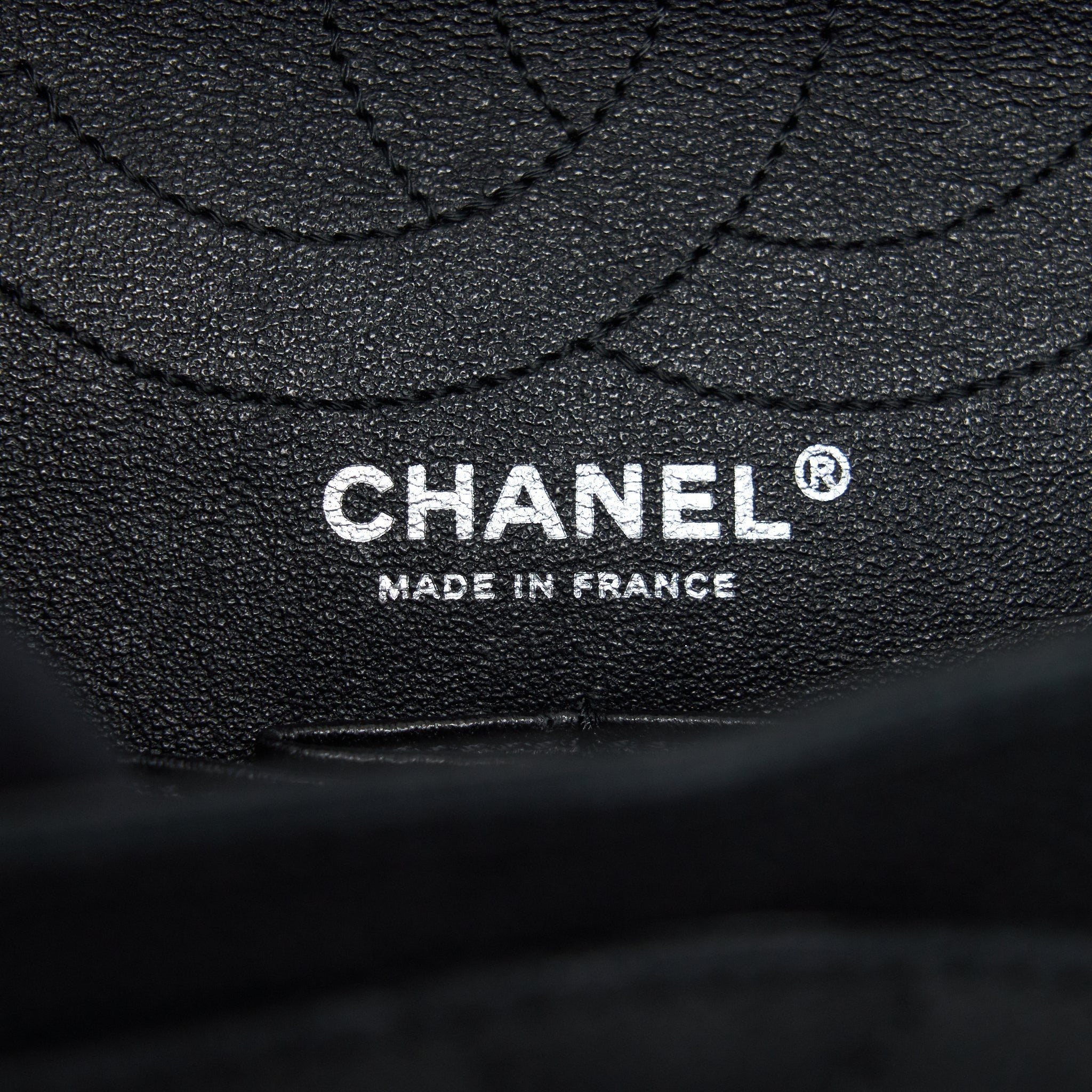 CHANEL 2.55 226 REISSUE BAG IN CAVIAR BLACK