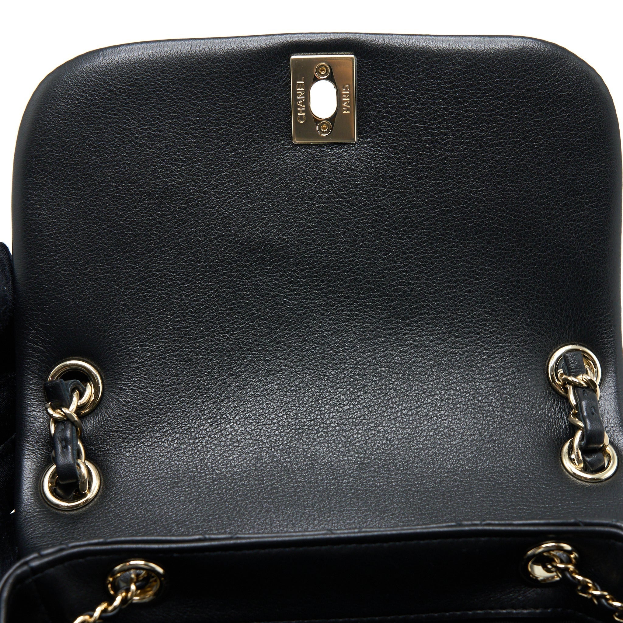 Chanel 23C Large Duma Backpack Calfskin Black L (Microchip)