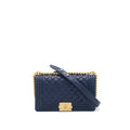 Chanel Boy Chanel Old Medium Caviar Navy with