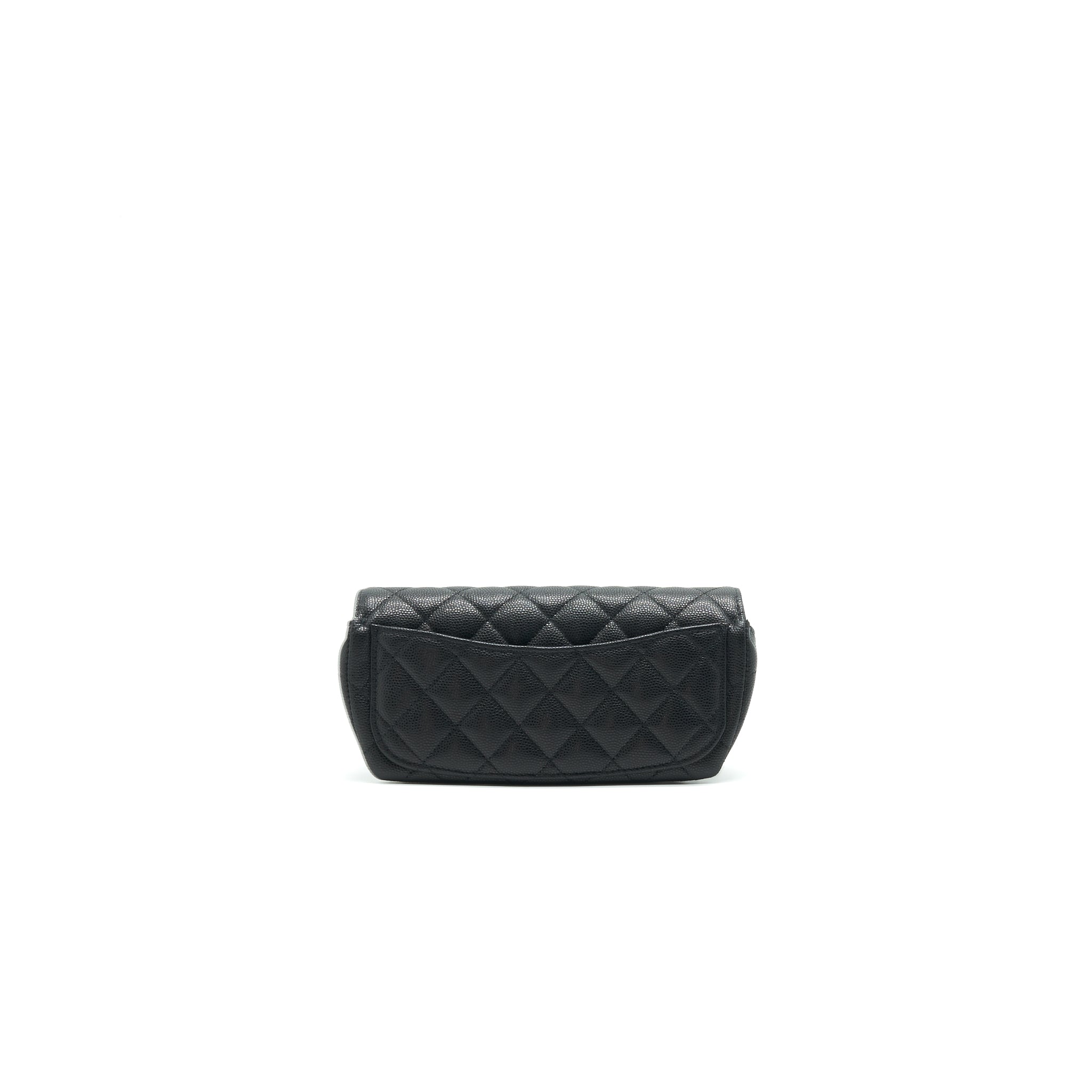 Chanel Glasses Case With Classic Chain Black L