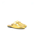 Gucci Size 38 Princetown Slipper Gold With