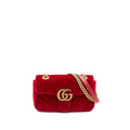 Gucci Velvet Marmont Matelasse Mini Bag