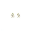 GUCCI GG Pearl with White Crystal Clip Earrings