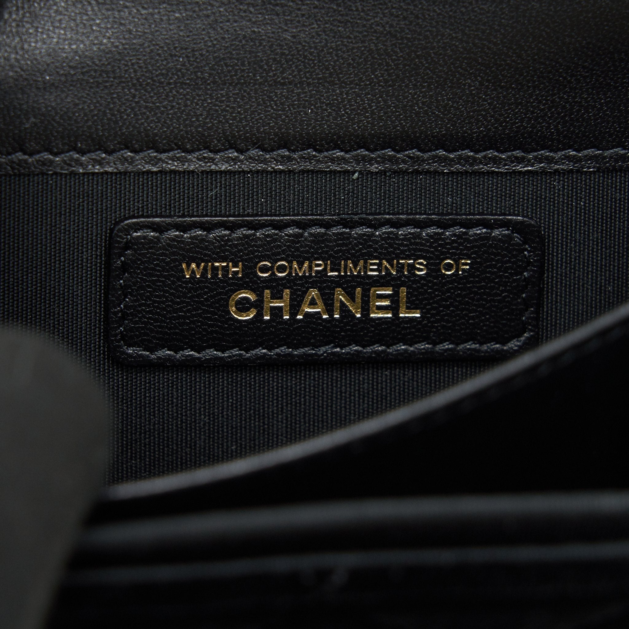 Chanel Velvet CC Crystal Logo Small Flap Wallet