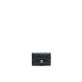 CHANEL Classic  Holder Caviar Black