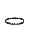 Chanel Belt Lambskin, Metal & Resin Black & White L