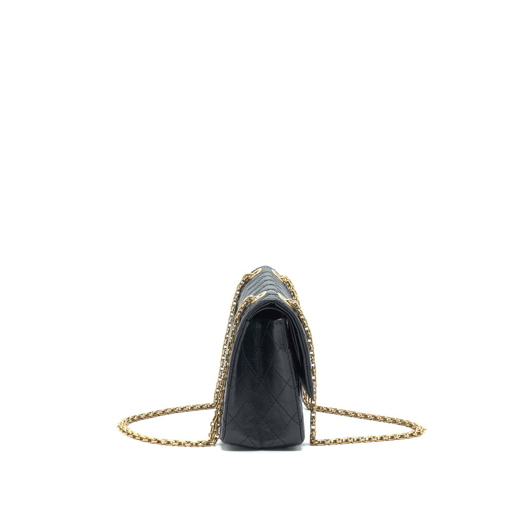 Chanel Small Reissue 2.55 Flap Bag Black Brushed
