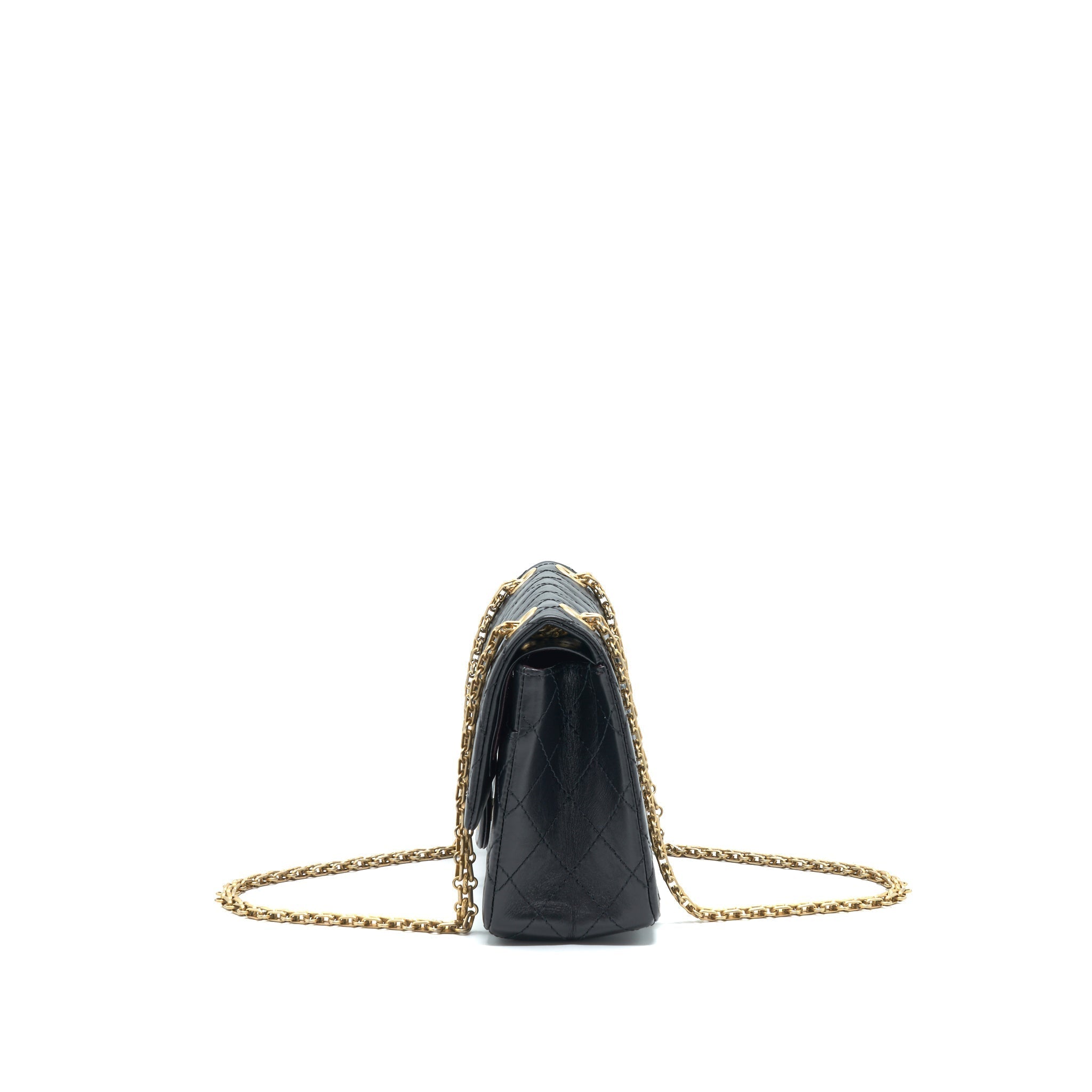 Chanel Small Reissue 2.55 Flap Bag Black Brushed