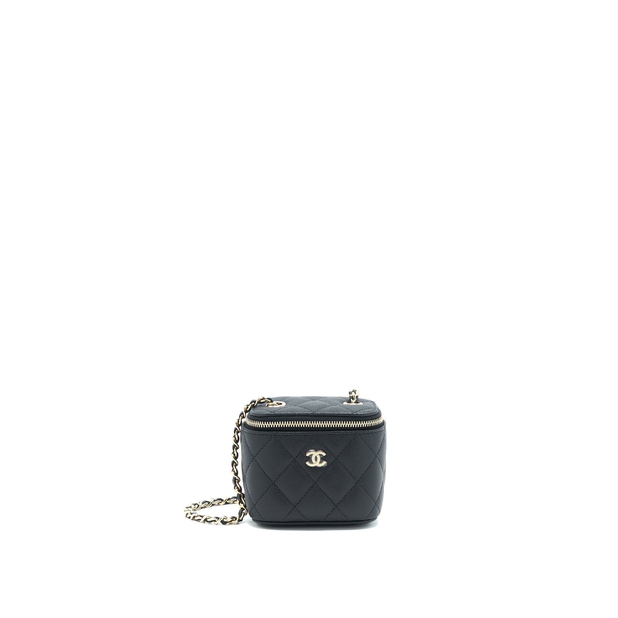 Chanel Mini Vanify Chain Caviar Black L