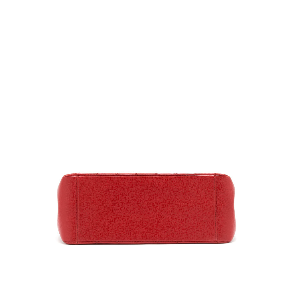 Chanel Grand Shopping Tote caviar Red with