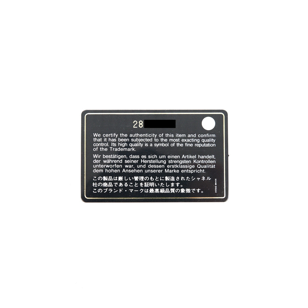 CHANEL Classic  Holder Caviar Black