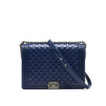 CHANEL LARGE LE BOY NAVY