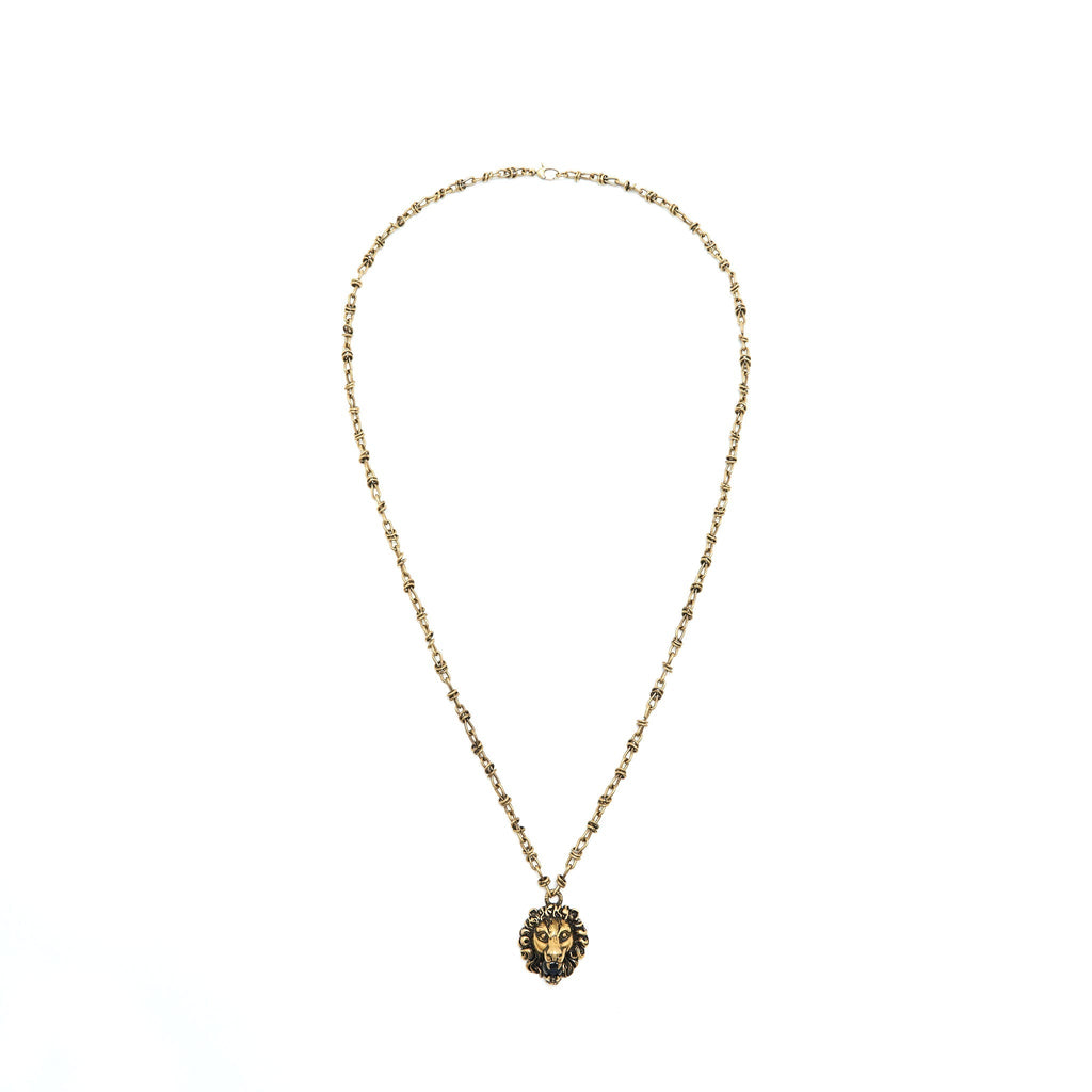 Gucci Lion Long Necklace (large Version)