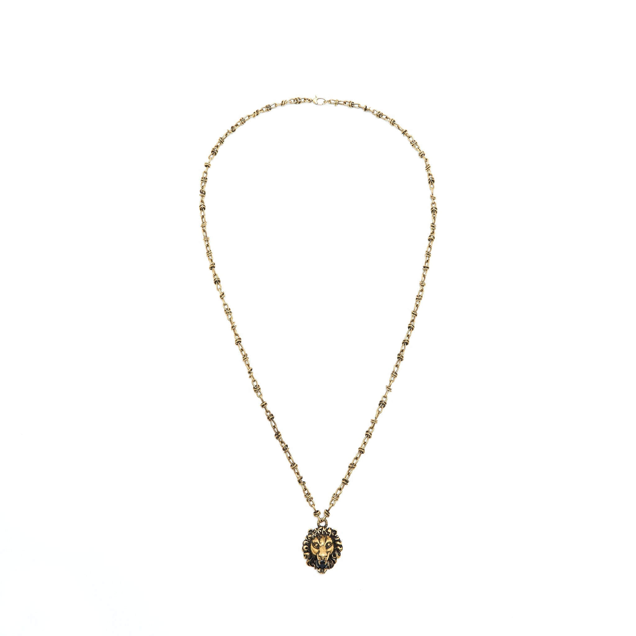 Gucci Lion Long Necklace (large Version)
