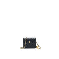 Chanel Pearl crush mini Belt coins Purse/  holder black
