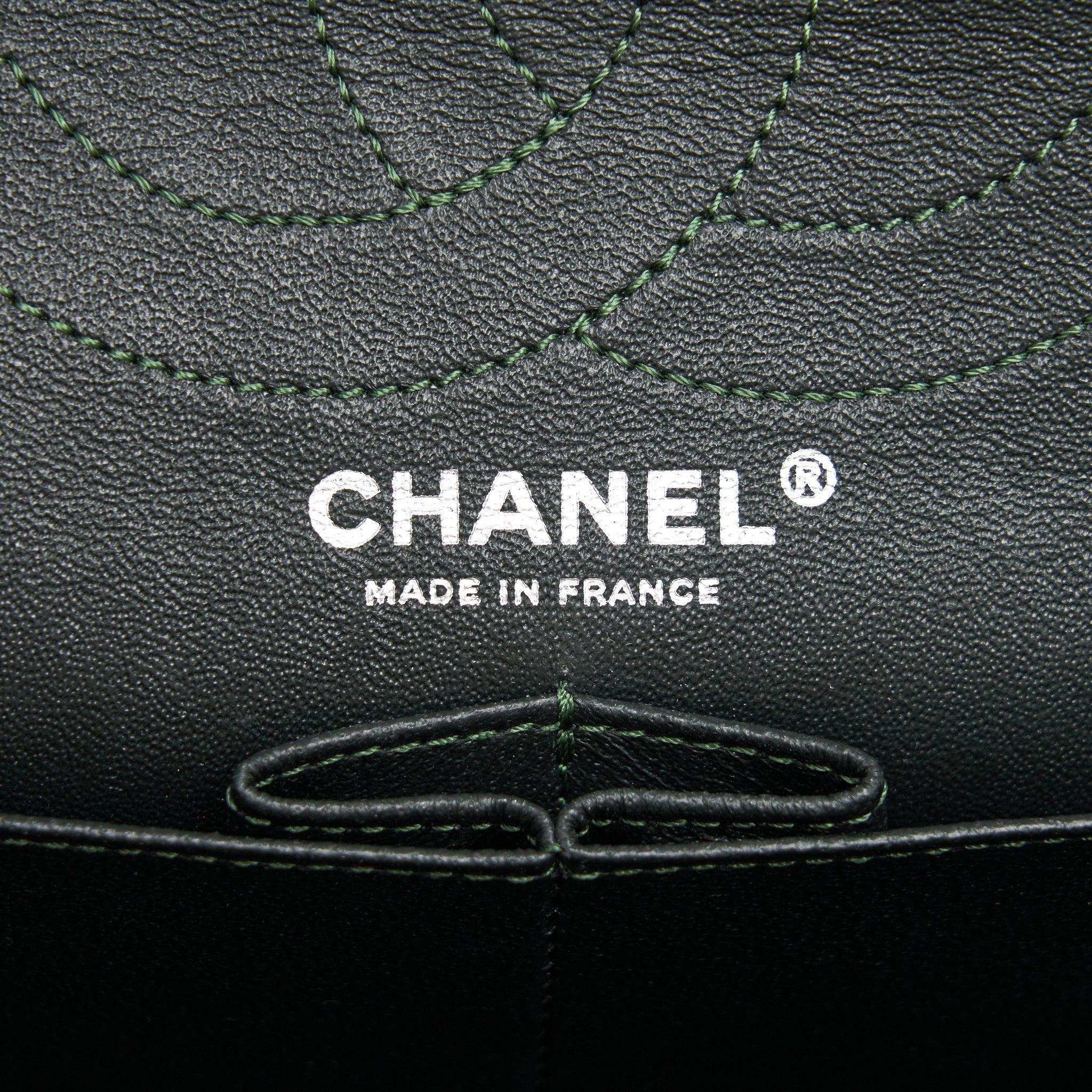 Chanel reissue 2.55 226 Flap Bag fabric Dark green