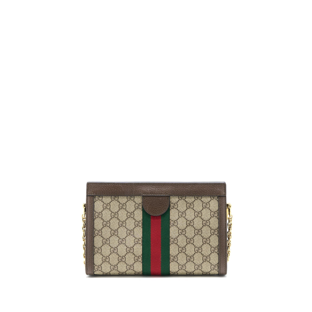 Gucci Ophidia Small Shoulder Bag GG Supreme Canvas/Leather