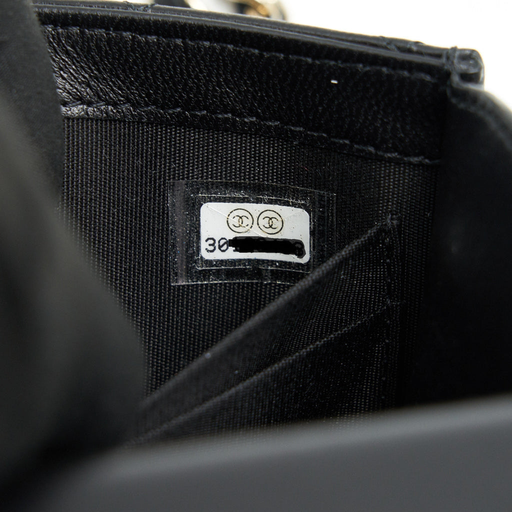 CHANEL MINI TRENDY CC CHAIN WALLET BLACK L