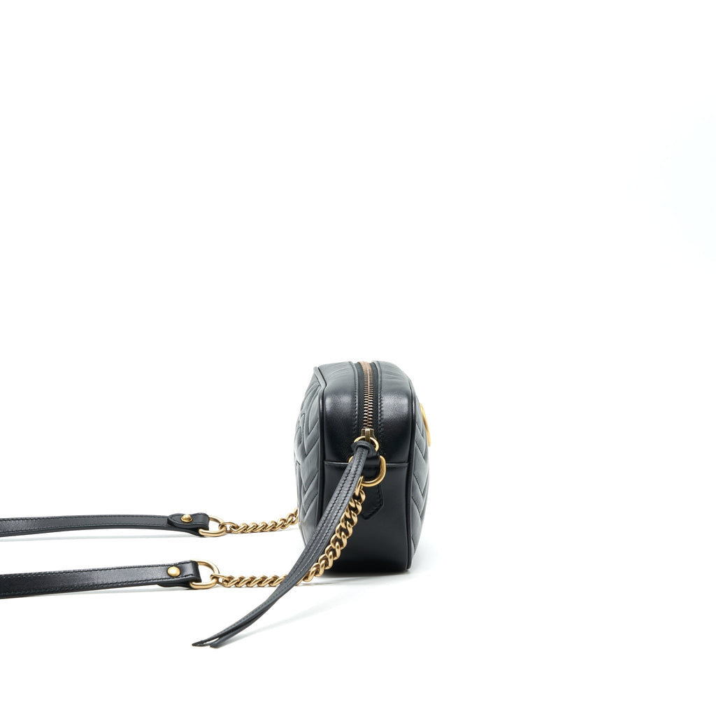 GUCCI MARMONT CAMERA BAG BLACK