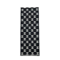 Chanel CC full logo Wool / cashmere double side scarf black/ white