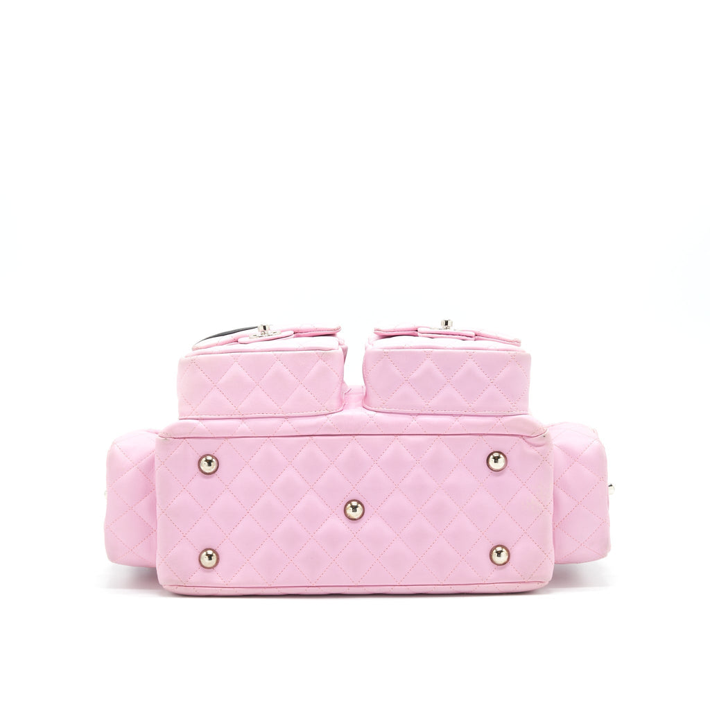 Chanel Cambon aligned Large Reporter Bag in Pink