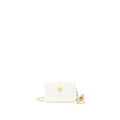 Chanel Pearl Crush Mini Flap Belt Bag White Lambskin
