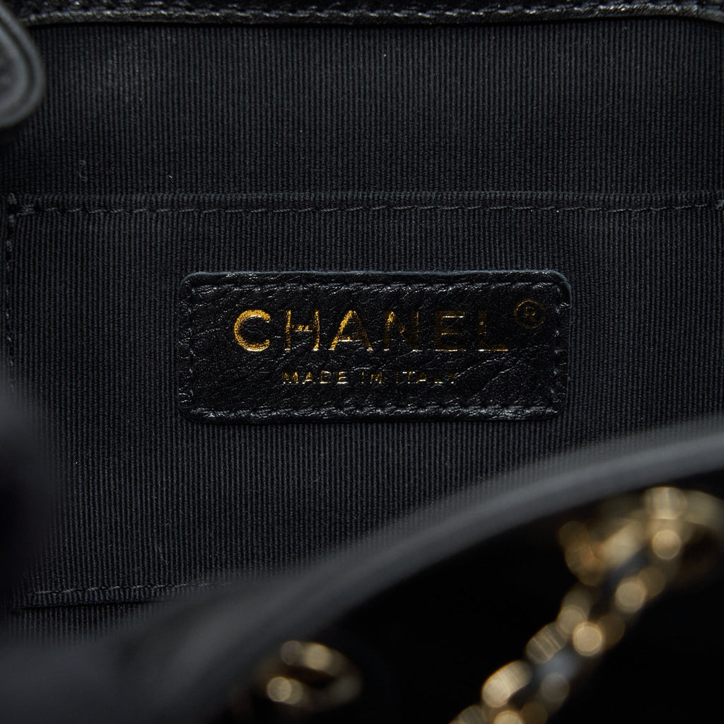 Chanel 22C Mini Duma Backpack Calfskin Black L