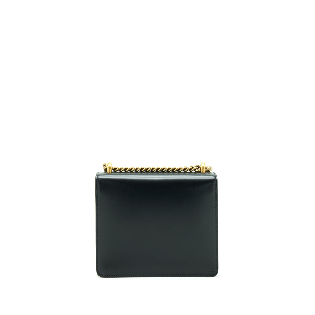 Gucci GG Flap Bag Box Calfskin Black