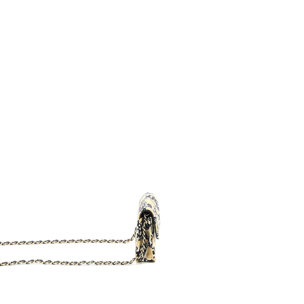 Chanel Mini Clutch with Chain Fabric Multicoloured L (Microchip)