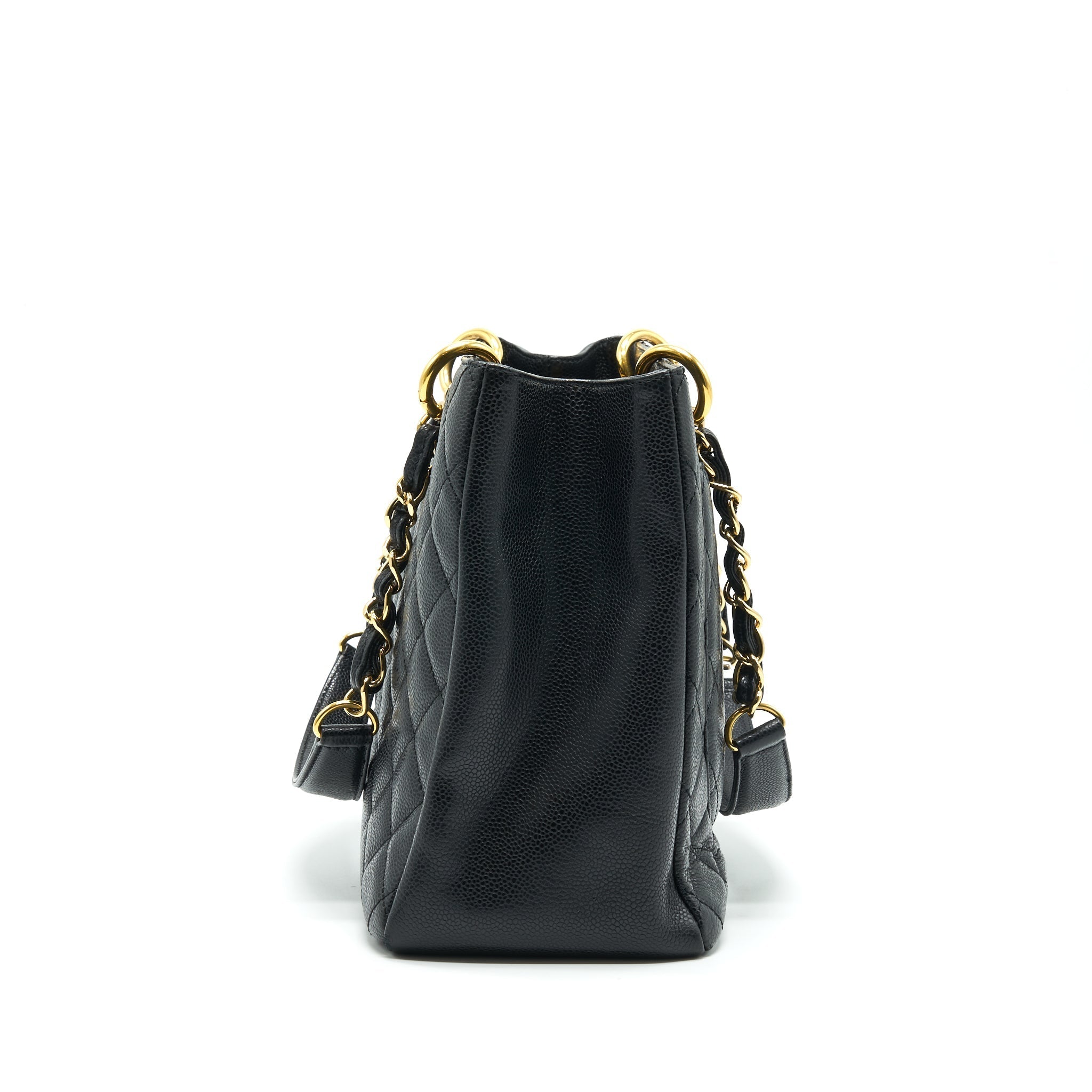 CHANEL CAVIAR GRAND SHOPPING TOTE GST BLACK