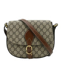 GUCCI Ophidia Small GG Canvas Messenger Bag Beige