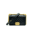 Chanel Small Leboy Cavier Black