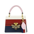 GUCCI Queen Margaret Bee Blind For Love Leather Shoulder Bag Multicolor