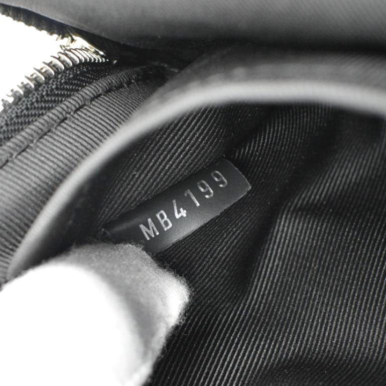 LOUIS VUITTON Avenue Sling Damier Graphite Backpack Bag Black