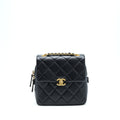 Chanel 22P Flap Backpack Caviar Black