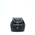 Chanel 22C Mini Duma Backpack Calfskin Black L