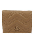 GUCCI Marmont GG Matelasse Leather  Case Wallet Dusty Pink 466492