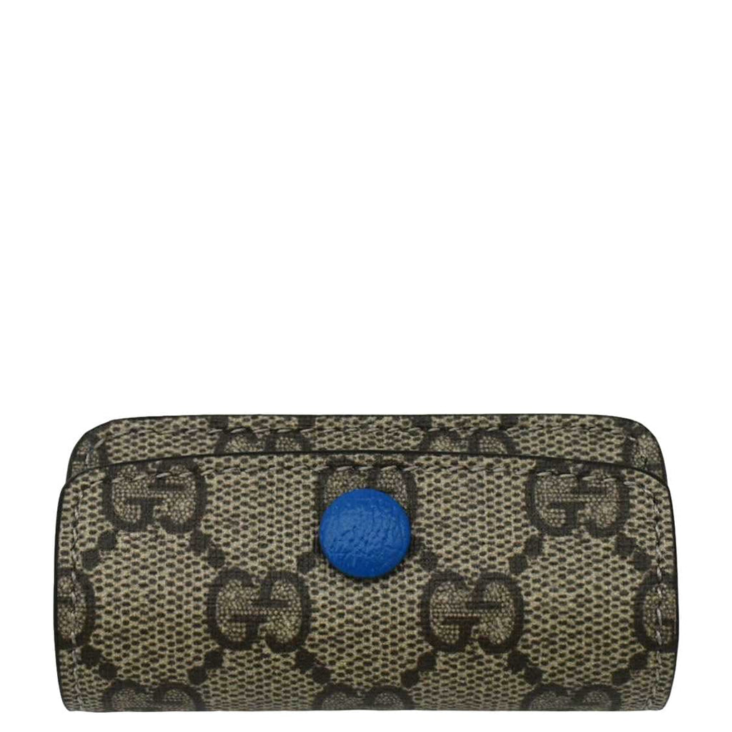 GUCCI GG Coated Canvas Lipstick Case Beige 669984