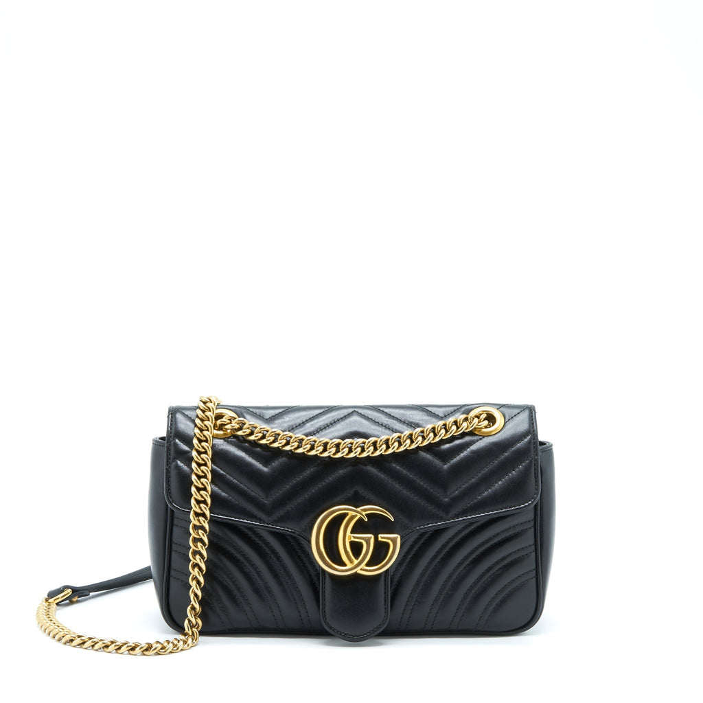 Gucci Small GG Marmont Bag Black