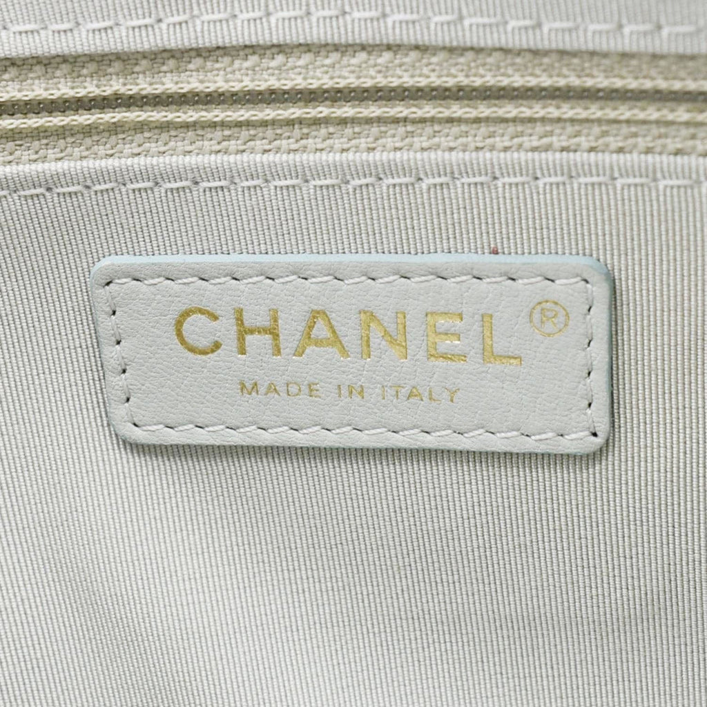 CHANEL CC Double Zip Quilted Leather Tri-Color Belt Bag Pink