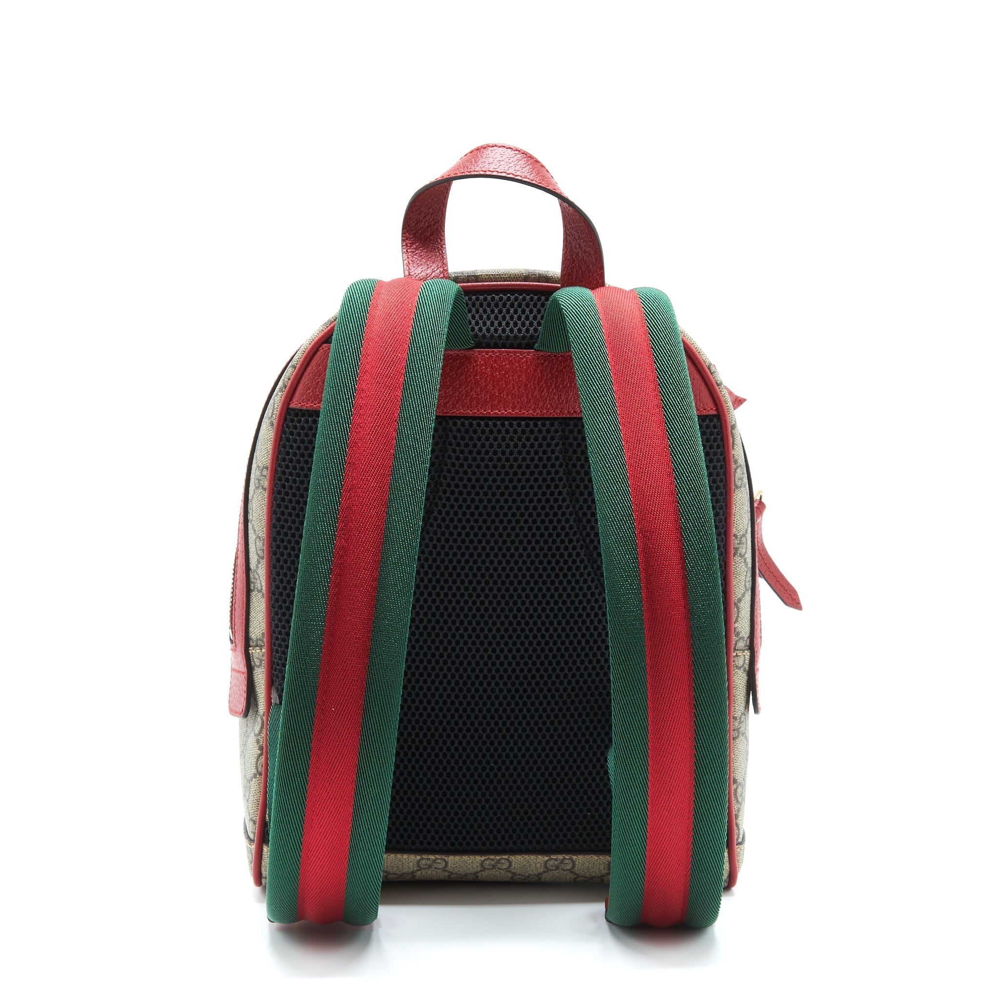 Gucci Cat Print GG Supreme Backpack Pink/Red/Multicolour