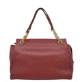 GUCCI Large Soft Signature Leather Chain Shoulder Tote Bag Red 453771
